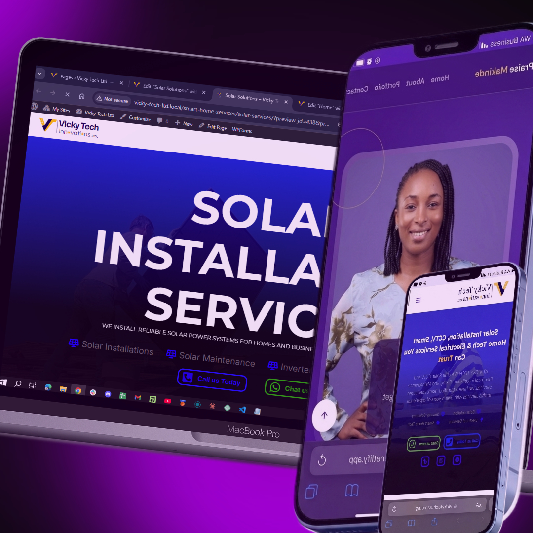Website design and development preview